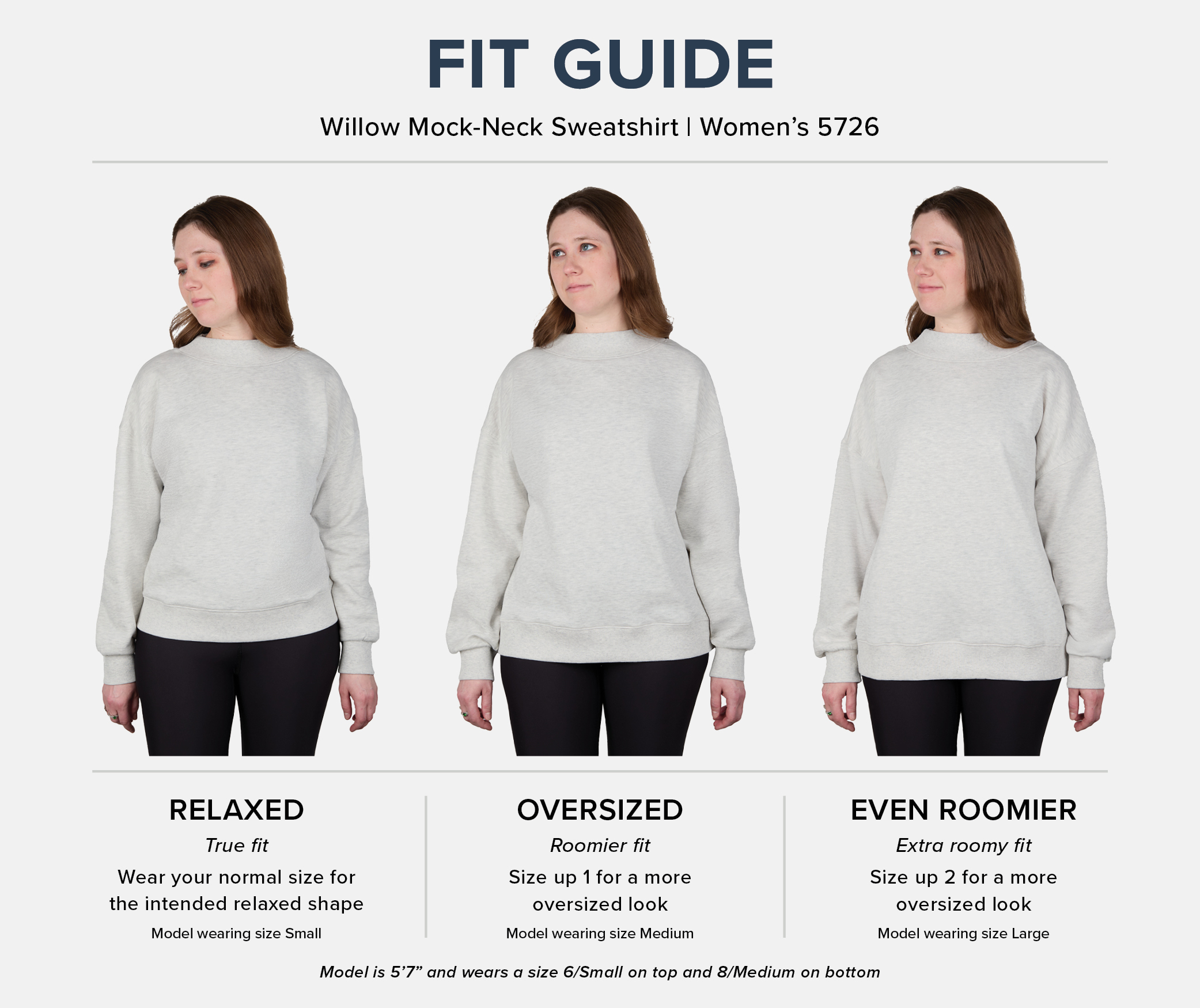 Women's Willow Mock-Neck Sweatshirt | Charles River Apparel